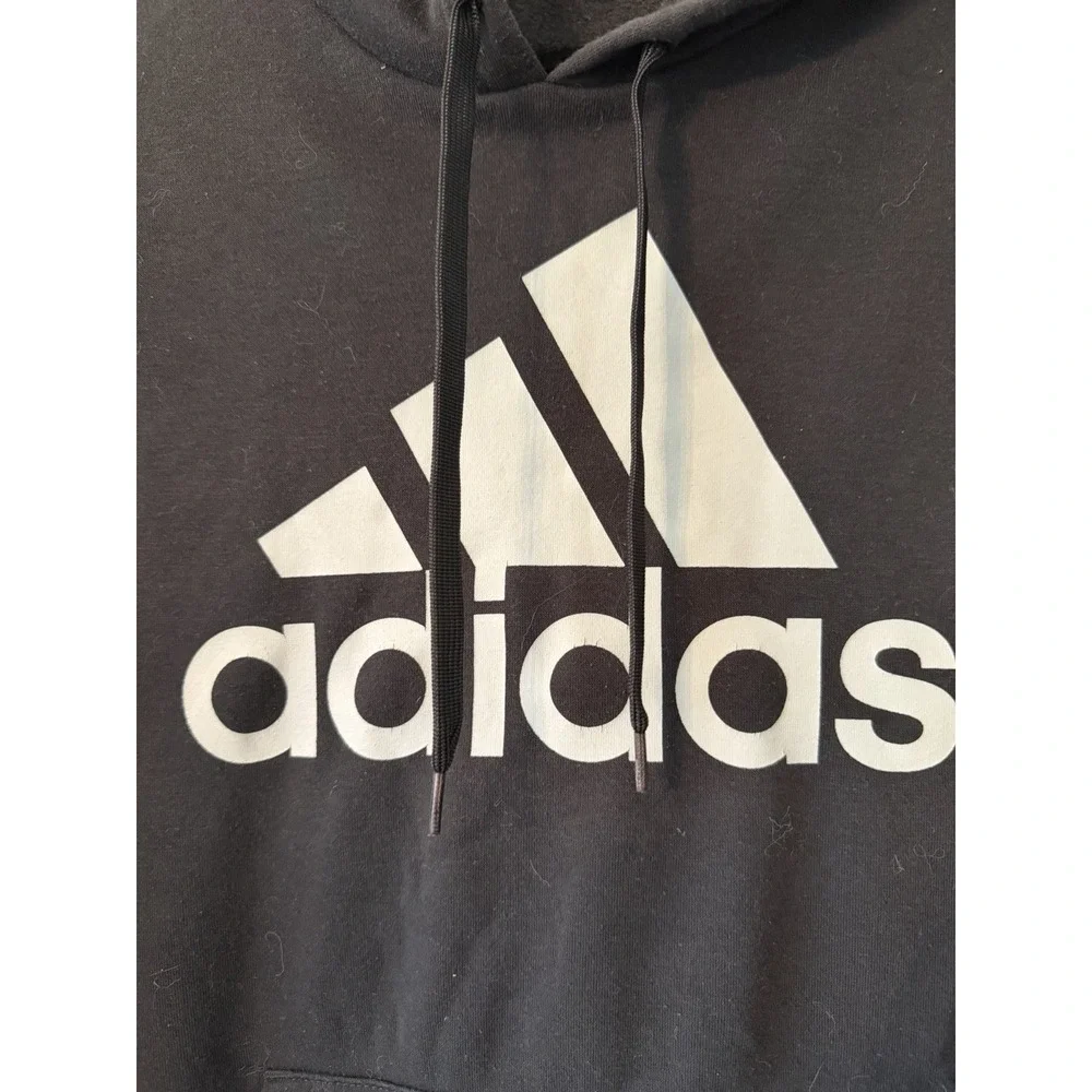 Adidas Golf Fleece Hoodie Sweatshirt Men's Black ADVR0801 Size‎ Large
